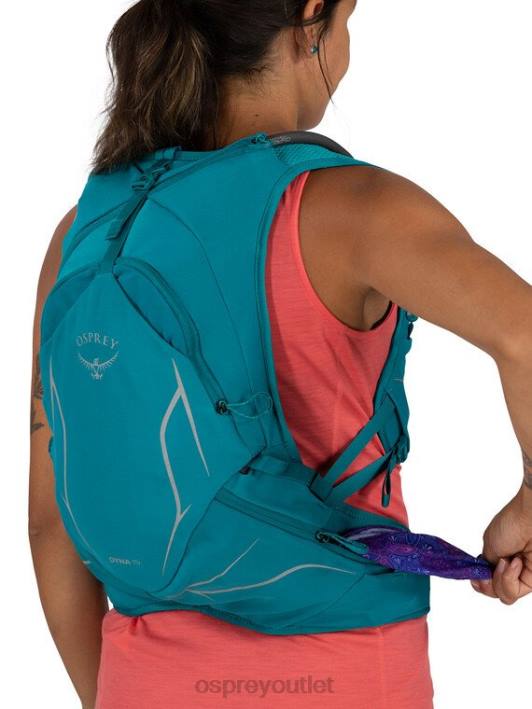 Osprey DYNA 15 TRAIL RUNNING Backpack Women VERDIGRIS GREEN PTFP187