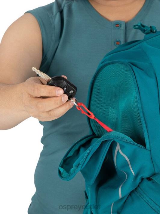 Osprey DYNA 15 TRAIL RUNNING Backpack Women VERDIGRIS GREEN PTFP187