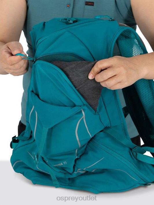 Osprey DYNA 15 TRAIL RUNNING Backpack Women VERDIGRIS GREEN PTFP187