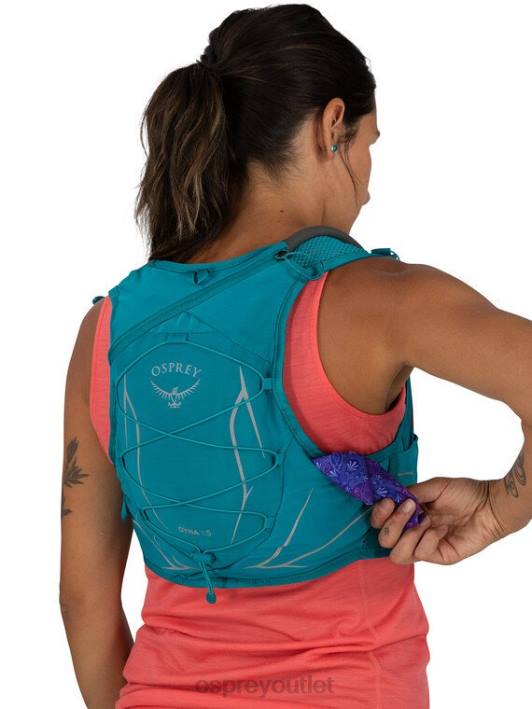 Osprey DYNA 1.5 TRAIL RUNNING Backpack Women VERDIGRIS GREEN PTFP183