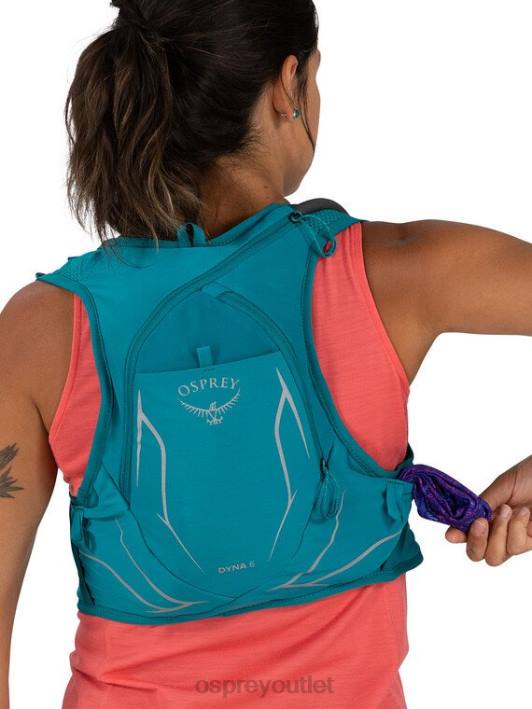 Osprey DYNA 6 TRAIL RUNNING Backpack Women VERDIGRIS GREEN PTFP185