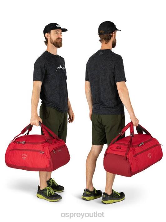 Osprey DAYLITE DUFFEL 60 EVERYDAY Bag Unisex COSMIC RED PTFP615