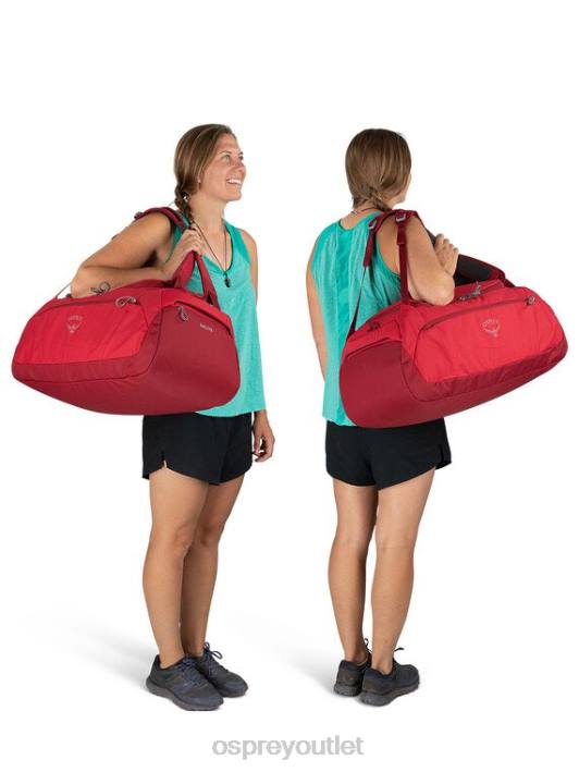 Osprey DAYLITE DUFFEL 60 EVERYDAY Bag Unisex COSMIC RED PTFP615