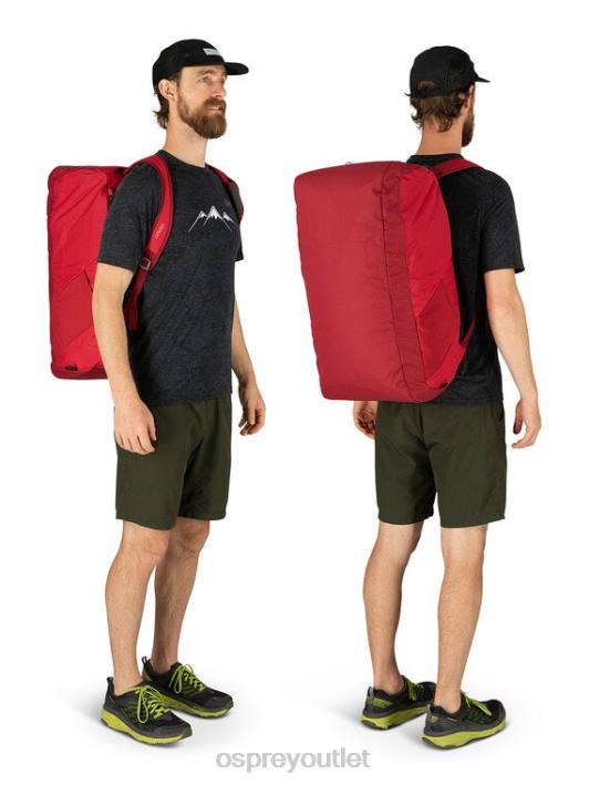 Osprey DAYLITE DUFFEL 60 EVERYDAY Bag Unisex COSMIC RED PTFP615