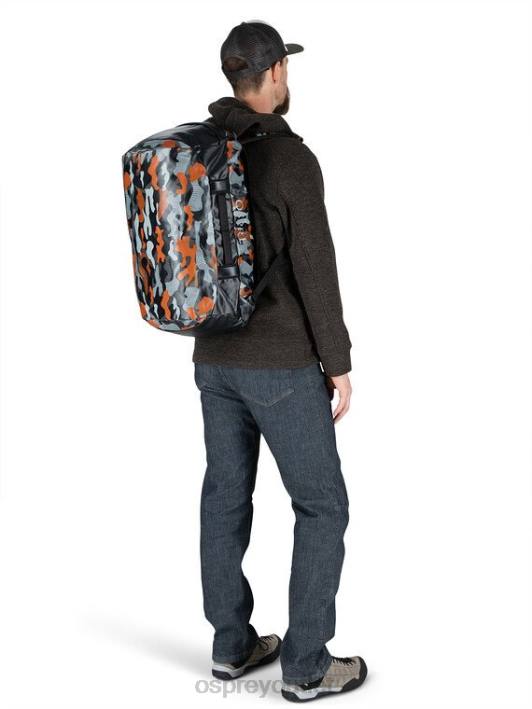 Osprey TRANSPORTER DUFFEL 40 EXPEDITION DUFFEL Bag Unisex CAMO LINES PRINT PTFP570