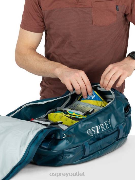 Osprey TRANSPORTER DUFFEL 40 EXPEDITION DUFFEL Bag Unisex VENTURI BLUE PTFP568