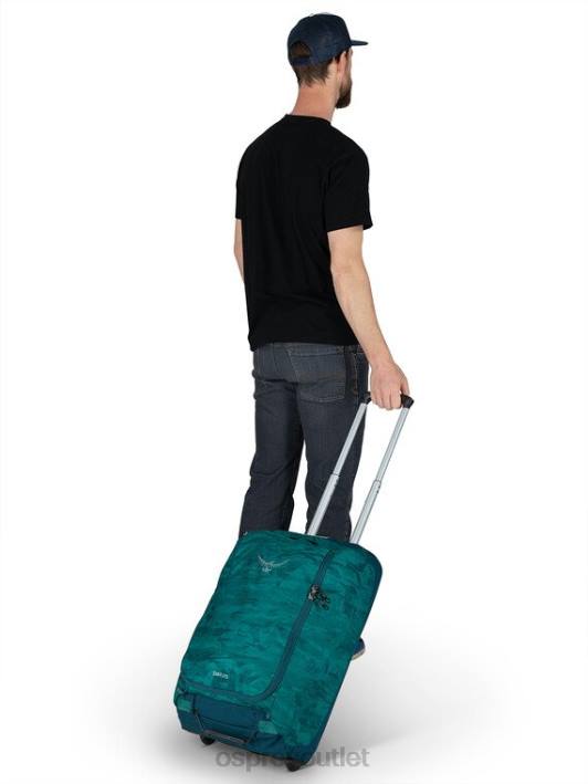 Osprey DAYLITE CARRY-ON WHEELED DUFFEL 40 TRAVEL Suitcase Unisex CRYSANTHS PRINT PTFP539