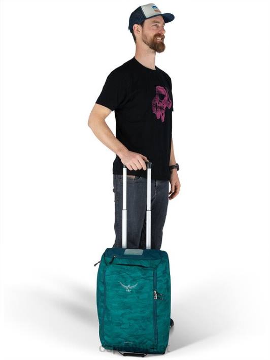 Osprey DAYLITE CARRY-ON WHEELED DUFFEL 40 TRAVEL Suitcase Unisex PALM FOLIAGE PRINT PTFP538