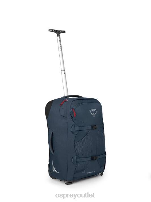 Osprey FARPOINT WHEELED TRAVEL CARRY-ON 36L/21.5" WHEELS | TRAVEL PACK CARRY-ON Suitcase Men MUTED SPACE BLUE PTFP543