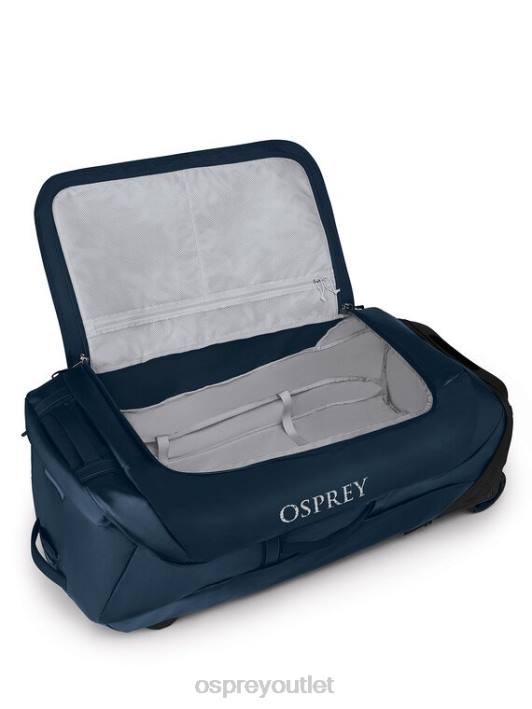Osprey TRANSPORTER WHEELED DUFFEL 120 TRAVEL WHEELS | GEAR HAULER Suitcase Unisex VENTURI BLUE PTFP625