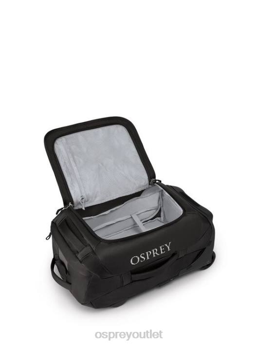 Osprey TRANSPORTER WHEELED DUFFEL 40 TRAVEL WHEELS | GEAR HAULER Suitcase Unisex BLACK PTFP532