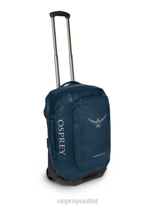 Osprey TRANSPORTER WHEELED DUFFEL 40 TRAVEL WHEELS | GEAR HAULER Suitcase Unisex VENTURI BLUE PTFP530