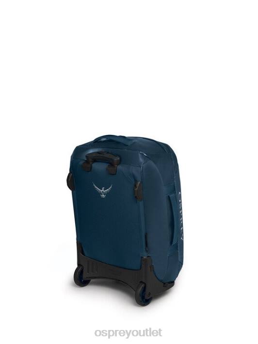 Osprey TRANSPORTER WHEELED DUFFEL 40 TRAVEL WHEELS | GEAR HAULER Suitcase Unisex VENTURI BLUE PTFP530