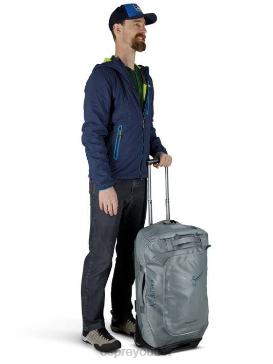 Osprey TRANSPORTER WHEELED DUFFEL 60 TRAVEL WHEELS | GEAR HAULER Suitcase Unisex BLACK PTFP621