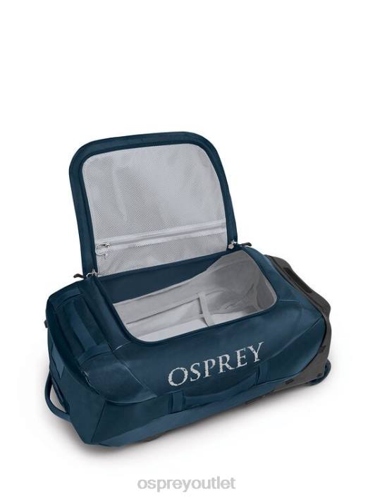 Osprey TRANSPORTER WHEELED DUFFEL 60 TRAVEL WHEELS | GEAR HAULER Suitcase Unisex VENTURI BLUE PTFP619