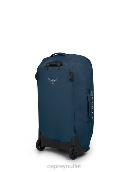 Osprey TRANSPORTER WHEELED DUFFEL 90 TRAVEL WHEELS | GEAR HAULER Suitcase Unisex VENTURI BLUE PTFP622