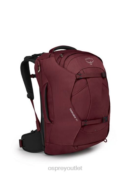 Osprey FAIRVIEW 40 TRAVEL PACK TRAVEL PACK Bag Women ZIRCON RED PTFP555
