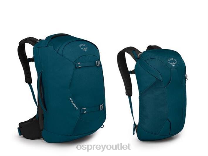 Osprey FAIRVIEW 55 TRAVEL PACK TRAVEL PACK Luggage Pack Women NIGHT JUNGLE BLUE PTFP507