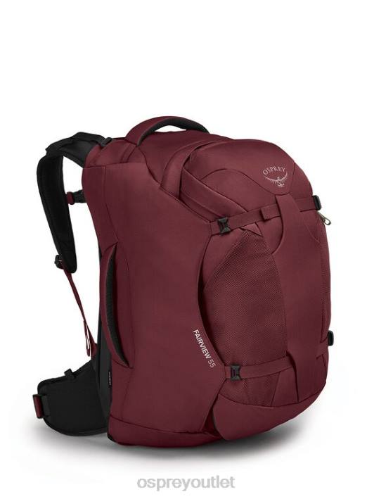 Osprey FAIRVIEW 55 TRAVEL PACK TRAVEL PACK Luggage Pack Women ZIRCON RED PTFP508