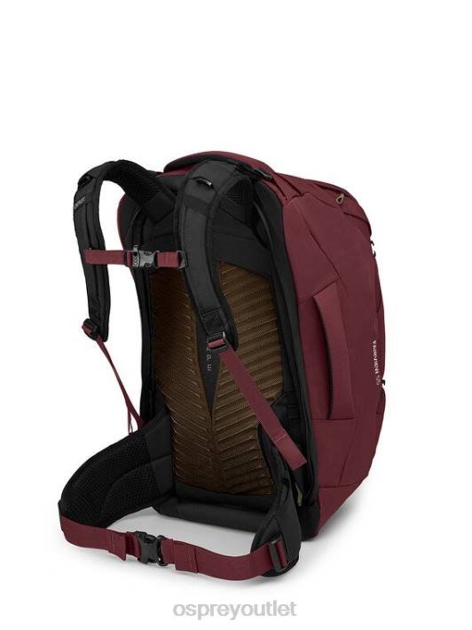 Osprey FAIRVIEW 55 TRAVEL PACK TRAVEL PACK Luggage Pack Women ZIRCON RED PTFP508