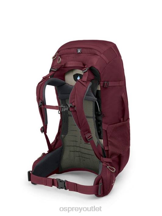 Osprey FAIRVIEW TREK 50 TRAVEL | TREKKING Luggage Pack Women ZIRCON RED PTFP500