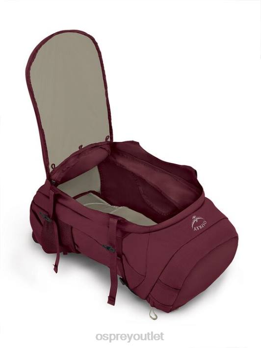 Osprey FAIRVIEW TREK 70 TRAVEL | TREKKING Luggage Pack Women ZIRCON RED PTFP502