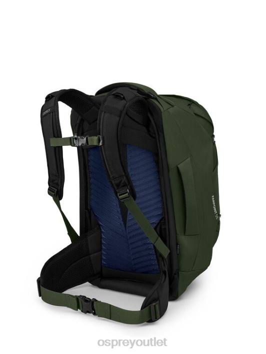 Osprey FARPOINT 55 TRAVEL PACK TRAVEL PACK Luggage Pack Men GOPHER GREEN PTFP514