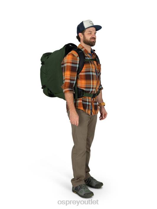 Osprey FARPOINT 55 TRAVEL PACK TRAVEL PACK Luggage Pack Men GOPHER GREEN PTFP514