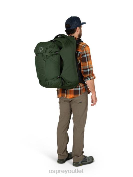 Osprey FARPOINT 55 TRAVEL PACK TRAVEL PACK Luggage Pack Men GOPHER GREEN PTFP514
