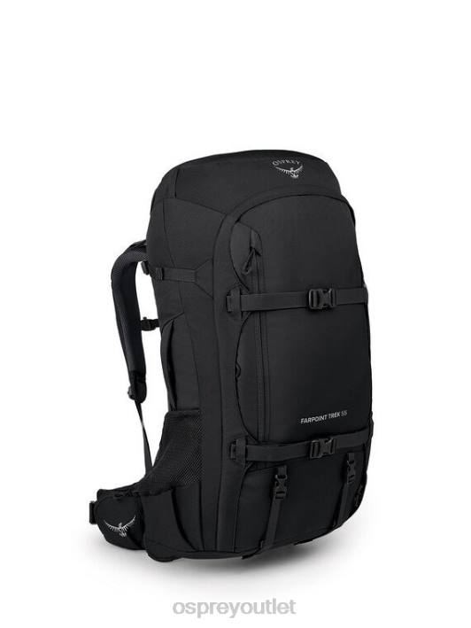 Osprey FARPOINT TREK 55 TRAVEL | TREKKING Luggage Pack Men BLACK PTFP504