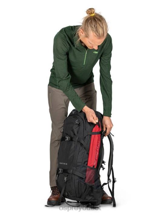 Osprey FARPOINT TREK 55 TRAVEL | TREKKING Luggage Pack Men BLACK PTFP504