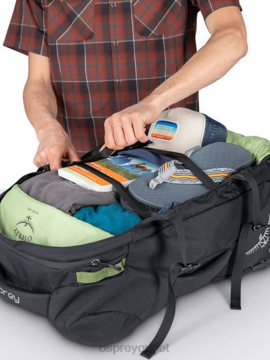 Osprey FARPOINT TREK 55 TRAVEL | TREKKING Luggage Pack Men BLACK PTFP504