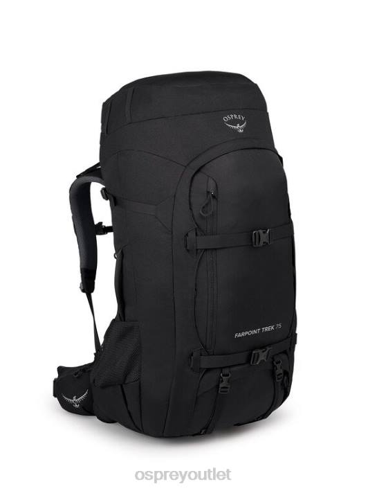 Osprey FARPOINT TREK 75 TRAVEL | TREKKING Luggage Pack Men BLACK PTFP506