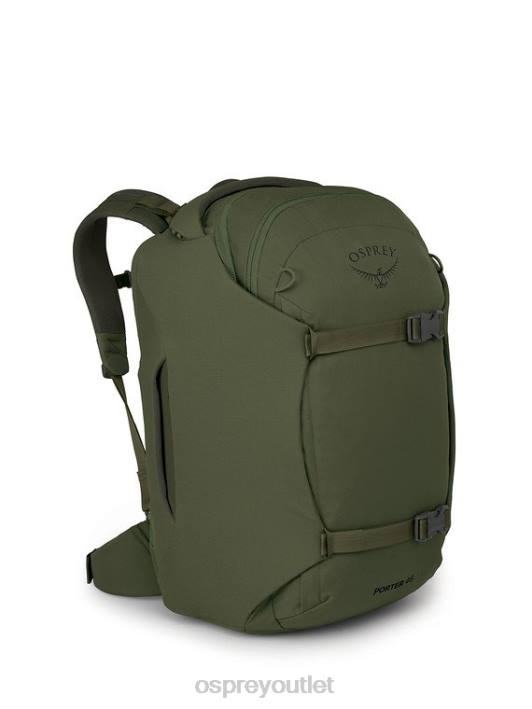 Osprey PORTER TRAVEL PACK 46 TRAVEL Bag Unisex HAYBALE GREEN PTFP565
