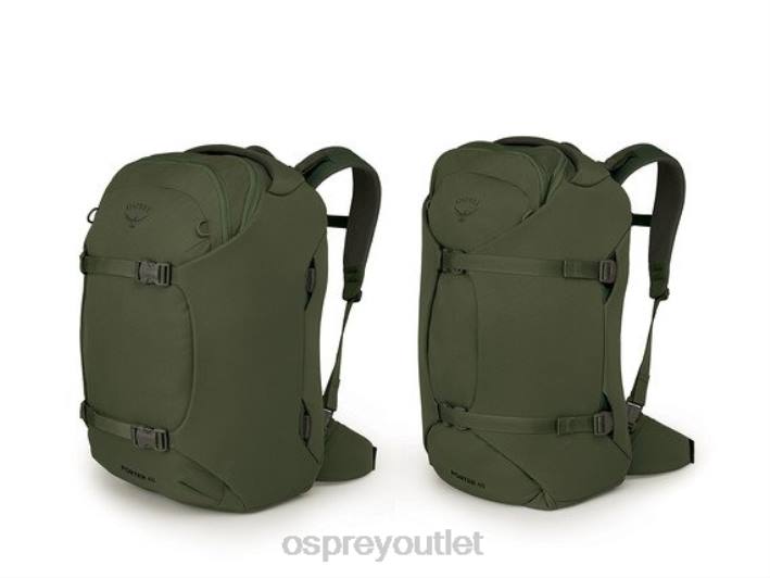 Osprey PORTER TRAVEL PACK 46 TRAVEL Bag Unisex HAYBALE GREEN PTFP565