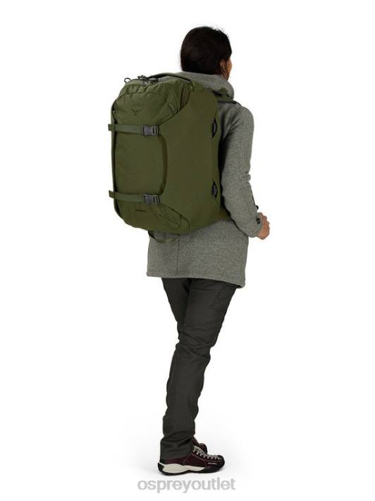 Osprey PORTER TRAVEL PACK 46 TRAVEL Bag Unisex HAYBALE GREEN PTFP565