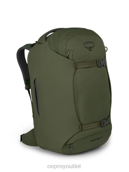 Osprey PORTER TRAVEL PACK 65 TRAVEL Luggage Pack Unisex HAYBALE GREEN PTFP526
