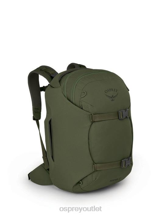 Osprey PORTER TRAVEL PACK CARRY-ON 30 TRAVEL Bag Unisex HAYBALE GREEN PTFP547