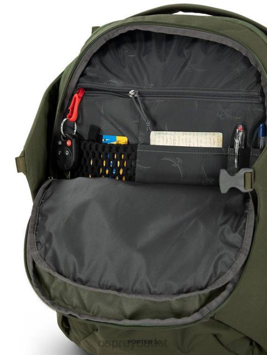 Osprey PORTER TRAVEL PACK CARRY-ON 30 TRAVEL Bag Unisex HAYBALE GREEN PTFP547